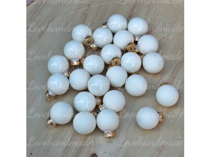 sklenene gule bielokremove 24ks