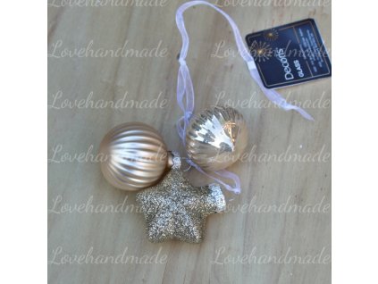 sklenene ozdoby sampan 4cm