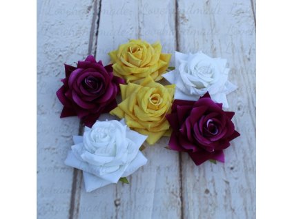 Ruža hlavička zamatová mix