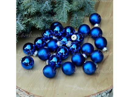 sklenen gule kralovska modra 2,5cm