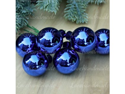 sklenene gule kralovska modra leskle 3cm