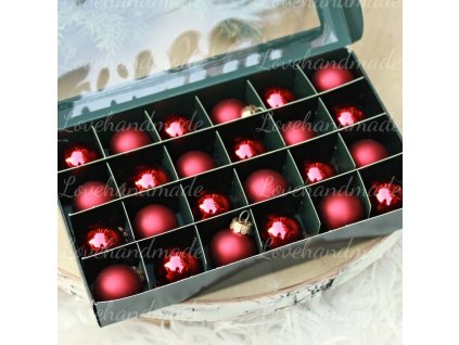 sklenene gule cervena 2,5cm