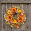 jesenny veniec so slnecnicami 32cm