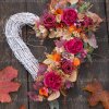 Veniec srdce jesene 35x40cm