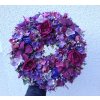 Fialový veniec 40cm