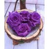Ruža hlavička 8cm fialová