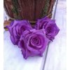 Ruža hlavička 8cm fialová