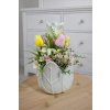 Jarný aranžmán s tulipánmi 27cm