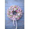 Romantický veniec bledoružový 48-50cm
