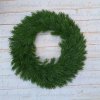 3D hustý zelený veniec 45cm