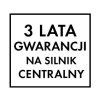 3 lata gwarancji na silnik centralny