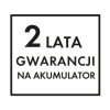 2 lata gwarancji na akumulator
