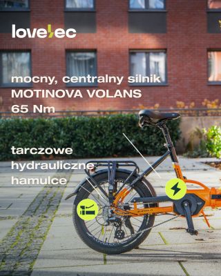Trzeci składak w rodzinie LOVELEC! 🚲🚀 Trzeci, ale najwyższy model! Najlepiej wyposażony! I dla najwyższych rowerzystów. Po...