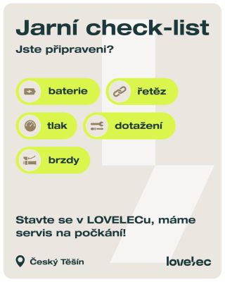 Vytahujete elektrokolo po zimě? Nepodceňte přípravu! 🔧 🚲 První jarní kilometry jsou nejkrásnější, ale jen když je vaše...