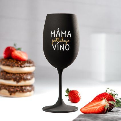 Máma potřebuje víno černá