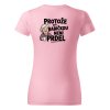 babička prdel triko ružová ZÁDA