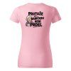babicka prdel triko ruzova ZADA