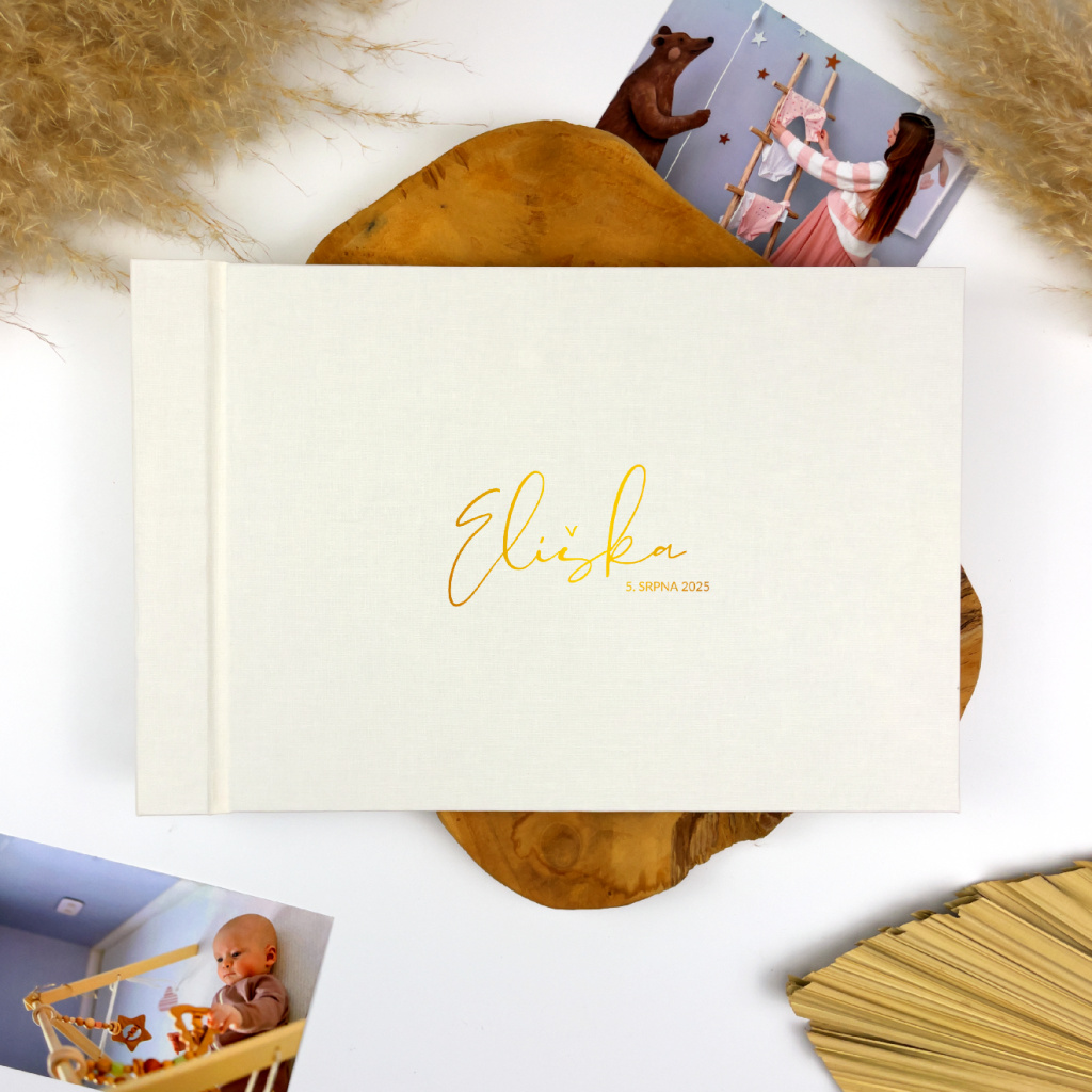 Personalizované fotoalbum pro miminko