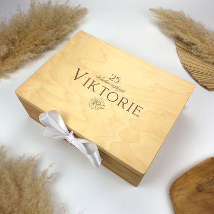 Viktorie box narozeniny s mašlí 6