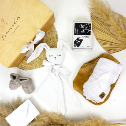 gravírovaná krabička pro miminko