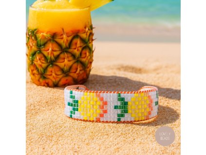 Tkaný náramek Pineapple