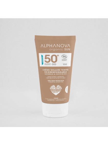 creme solaire teinte doree