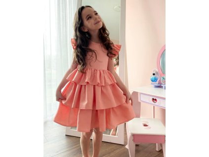 Luxusné ľanové šaty