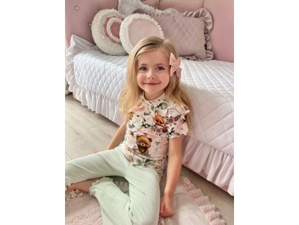 Rebrované body/tričko lesné zvieratká