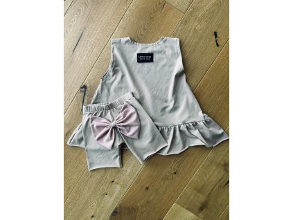 Hnedý bavlnený komplet