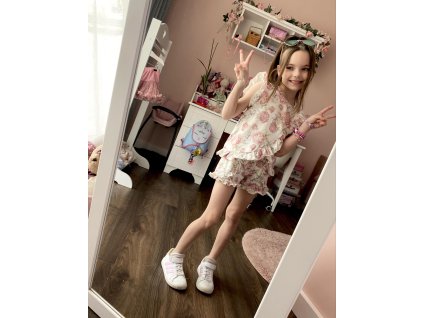 Bavlnený kvetovaný komplet