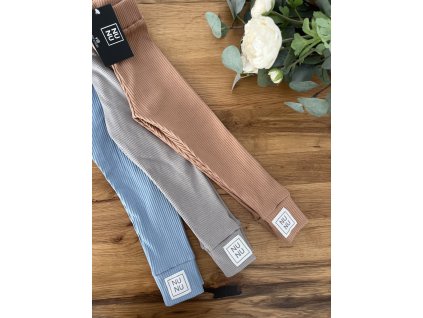 Bavlnené rebrované legíny