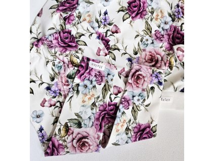 Bavlnené legíny - Amarant