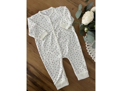 Bavlnené pyžamo Bodky