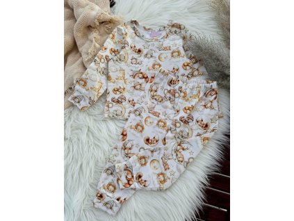 Zimné lesné zvieratká pyžamko