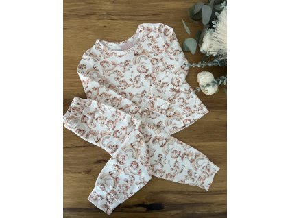 Koníkové bavlnené pyžamko