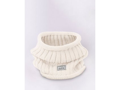 Zimný nákrčník biely