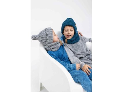 Zimný komplet - šedý