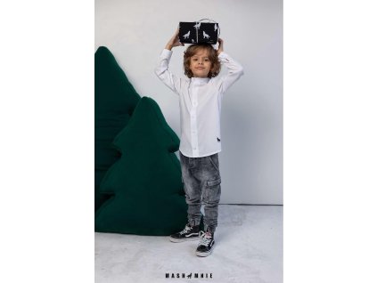 Čierne slim-fit rifle