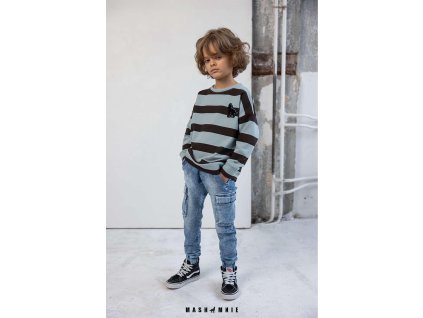 Modré slim-fit rifle