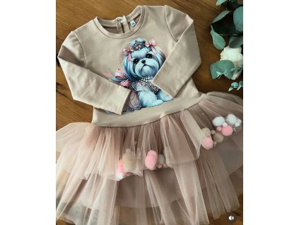 Havkové šaty pom pom