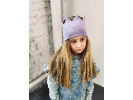 Rebrovaná korunka slabo fialová