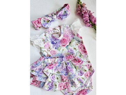 Kvetinová bloomers/suknička