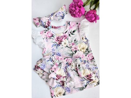Kvetinová bloomers/suknička