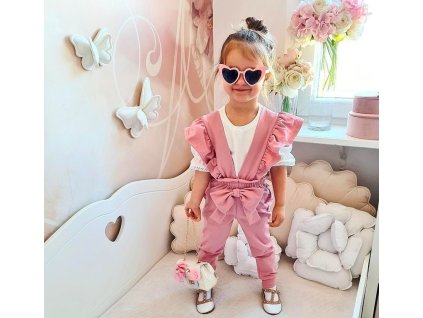 Bavlnené trakovky s volánmi