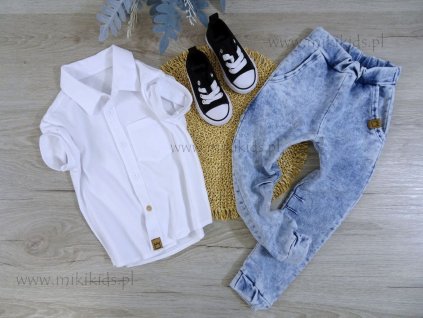 Biela jemná košielka