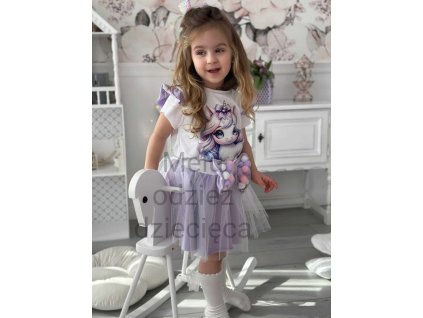 Tričko a suknička pom pom