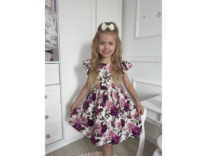 Amarantové luxusné šaty