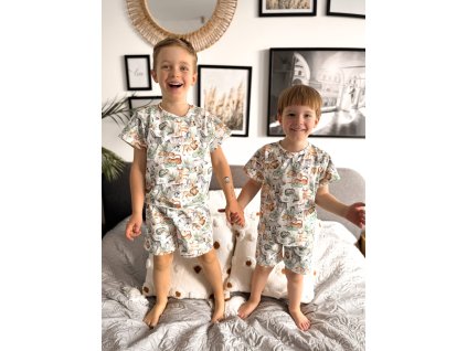 🐆Bavlnené safari pyžamko🐆