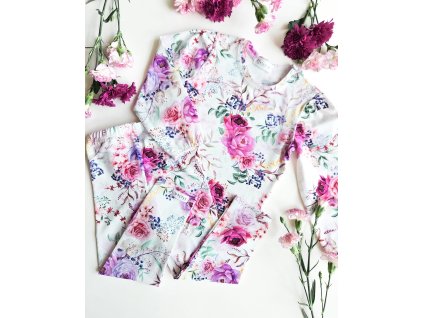 Kvetovaný luxusný komplet