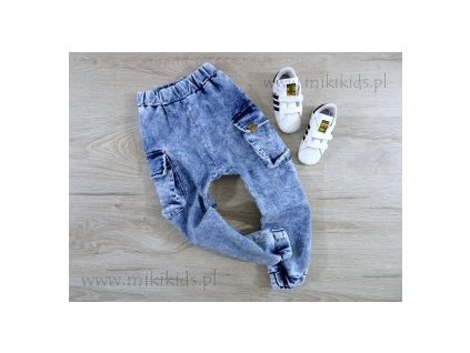 Pohodlné Teplákové rifle kapsačové